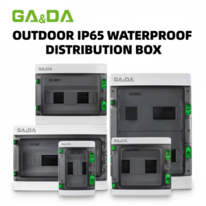GA&DA Plastic Distribution Box IP65 GDA – Heat and Fire Resistant - Heatproof Waterproof Electrical Enclosure for Safe Power Distribution